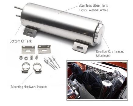 картинка Расширительный бачок вертикальный магазин  StreetTuning 