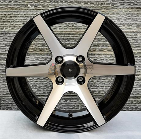 картинка Диски Shogun A1 R16 J7,5 ET30 4X100 black+polished магазин  StreetTuning 