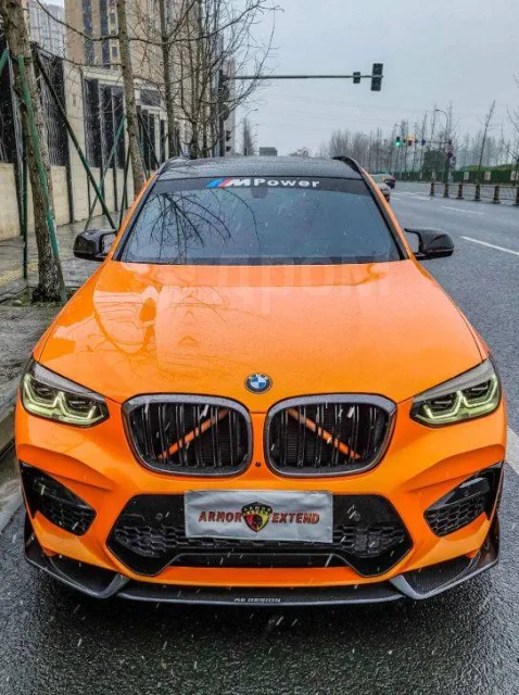 картинка Сплиттер (губа) на передний бампер для BMW X3M/C X4M/C F97 F98 магазин  StreetTuning 