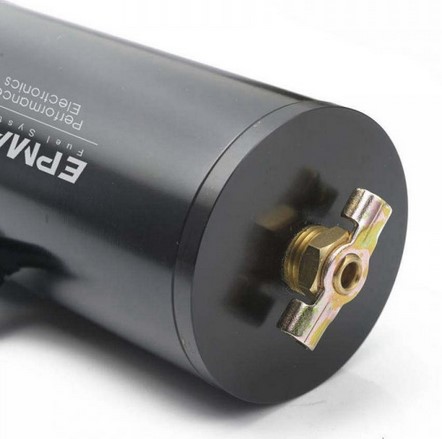 картинка Маслоуловитель EPMAN круглый, с фильтром, черный H021 магазин  StreetTuning 