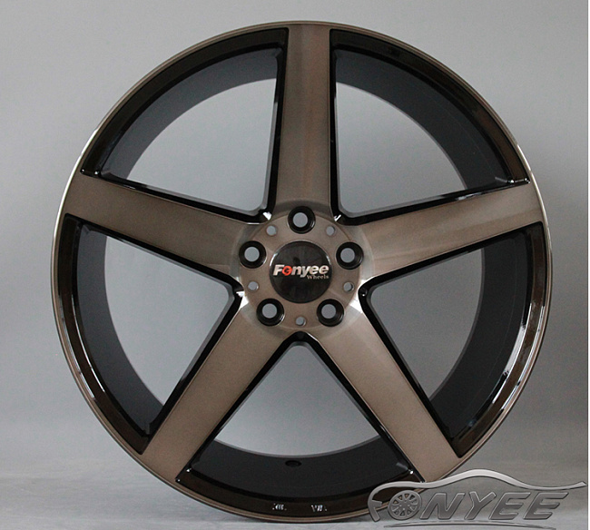 картинка Новые диски Inforged iFG 8 SUV R18 5X105 ET35 J9 черный + спиццы с оттенком бронзы магазин  StreetTuning 