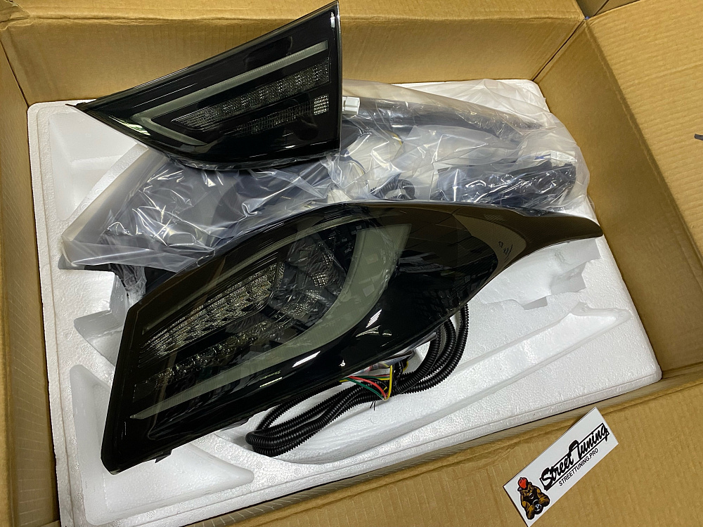 картинка Задние LED фары для HYUNDAI ELANTRA (AVANTE MD)2011-2016 ТЕМНЫЕ от магазина  StreetTuning