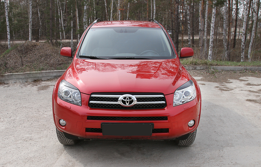 картинка Toyota Rav4 2006—2010 Накладки на передние фары (реснички) компл.-2 шт. от магазина  StreetTuning