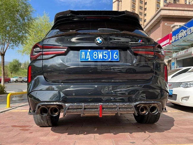 картинка Задний диффузор v2 для BMW X3M X3MC F97 магазин  StreetTuning 