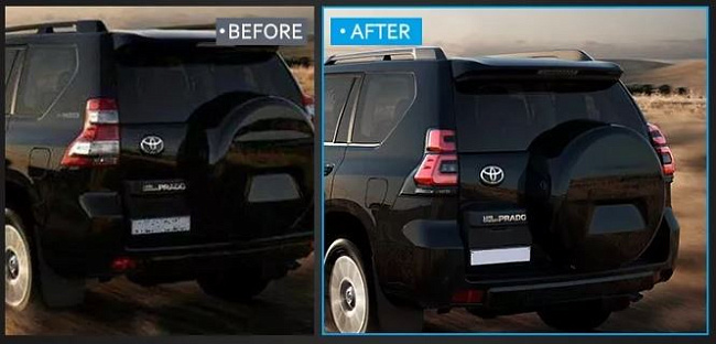 картинка Задние фары для Toyota Prado 2010-2016 магазин  StreetTuning 