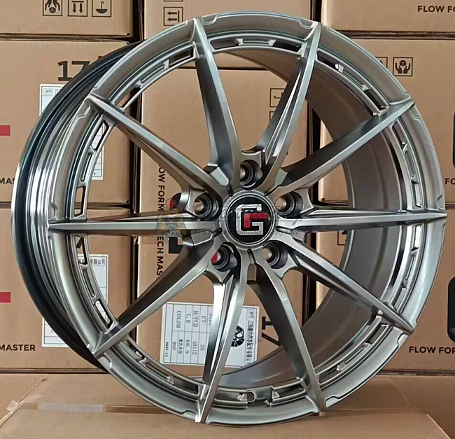 картинка Диски G-Force GL414 R18 J8 ET38 5X108 hyper black магазин  StreetTuning 