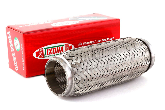 картинка Гофра глушителя Tixona (трехслойная) 60*200 магазин  StreetTuning 