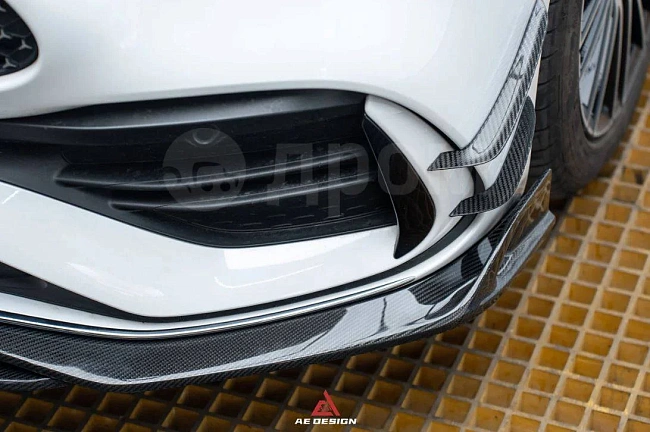 картинка Канарды на передний бампер для Mercedes Benz W206 C300 с пакетом AMG магазин  StreetTuning 