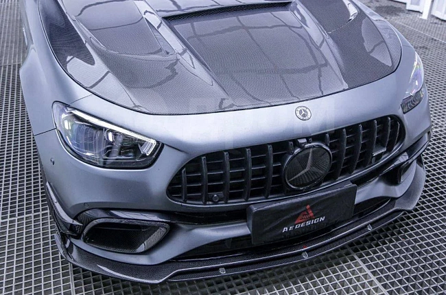 картинка Сплиттер (губа) на передний бампер для Mercedes Benz W213 E63 магазин  StreetTuning 