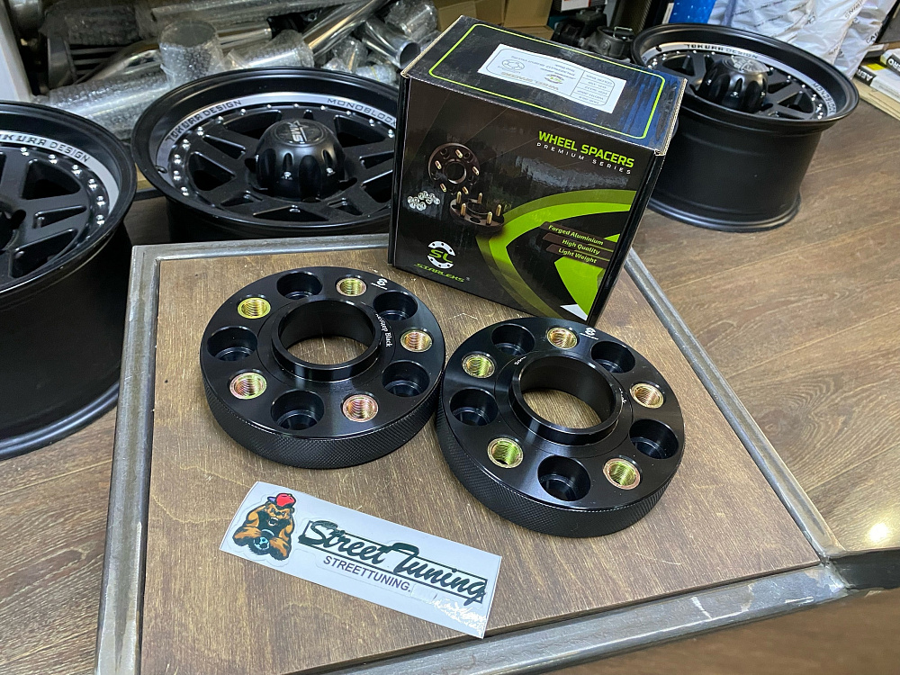 картинка Проставка Starleks 30 мм 5x112, FUT15x1.25 цо 66,6 Black от магазина  StreetTuning