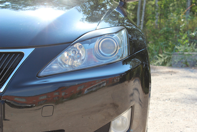картинка Lexus IS 250 2005—2010 Накладки на передние фары (реснички) компл.-2 шт. магазин  StreetTuning 