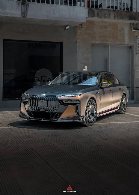 картинка Сплиттер (губа) на передний бампер для BMW 7-Series магазин  StreetTuning 