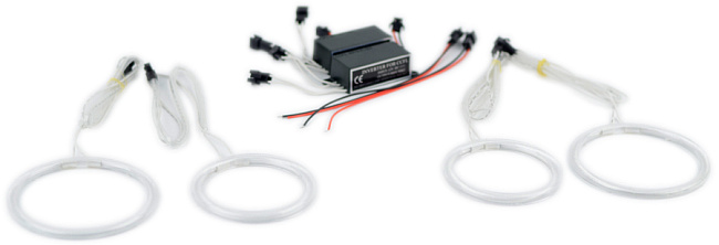 картинка Газоразрядные ангельские для (Nissan/Infiniti). Диаметр 85 мм х 100 мм. магазин  StreetTuning 