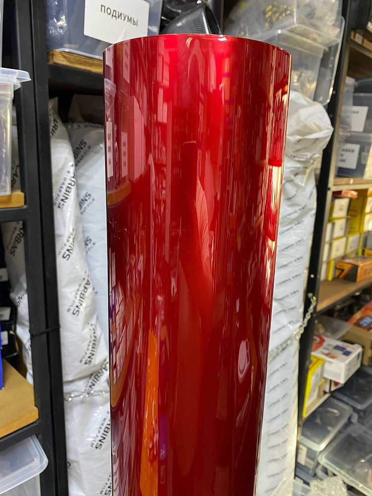 картинка Пленка виниловая рубиновый красный - PET Metallic Ruby Red от магазина  StreetTuning