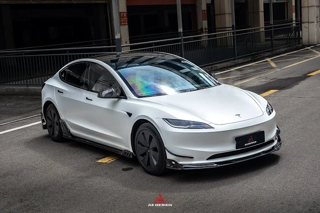 картинка Канарды на передний бампер для Tesla Model3 магазин  StreetTuning 