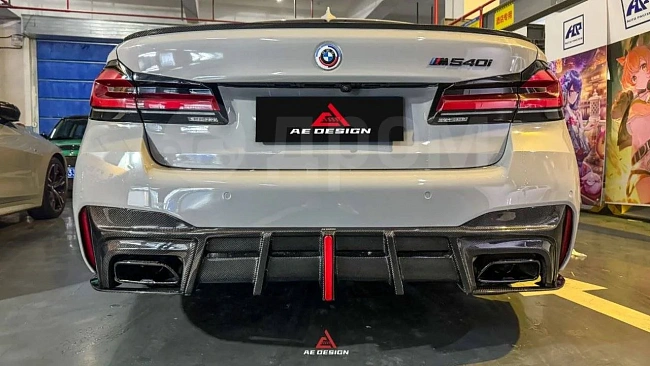картинка Задний диффузор v2 M5 F90 G30 540i M550i магазин  StreetTuning 