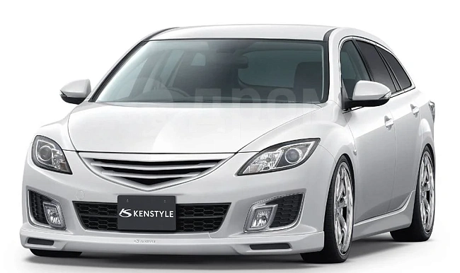 картинка Обвес переднего бампера Kenstyle для Mazda Atenza GH ДО рестайлинг магазин  StreetTuning 