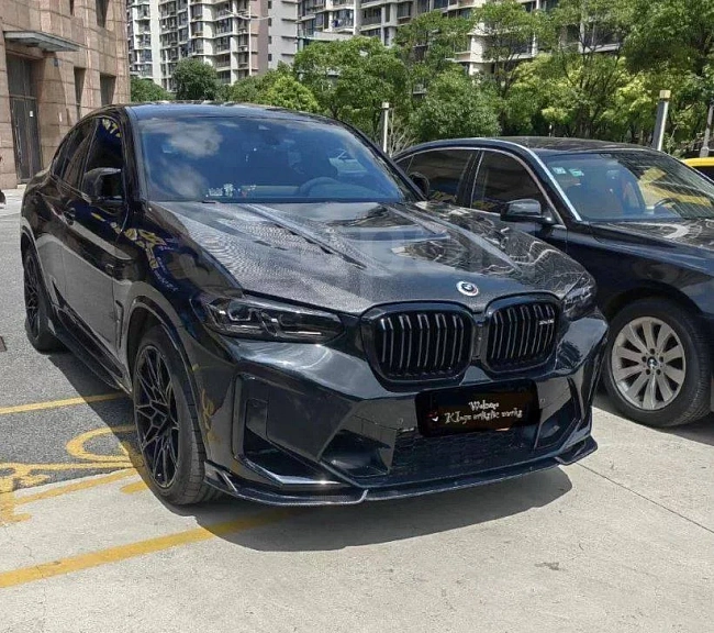 картинка Сплиттер(губа) на передний бампер для BMW X3M/C X4M/C F97 F98 LCI магазин  StreetTuning 