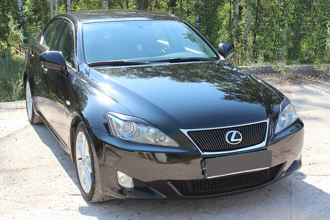 картинка Lexus IS 250 2005—2010 Накладки на передние фары (реснички) компл.-2 шт. магазин  StreetTuning 