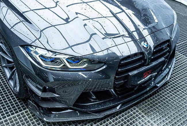 картинка Канарды на передний бампер для BMW G80 G82 G83 M3 M4 магазин  StreetTuning 