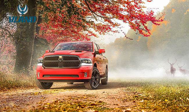 картинка Передние фары для Dodge RAM1500 09-18/RAM1500 CLASSIC 19-21 магазин  StreetTuning 
