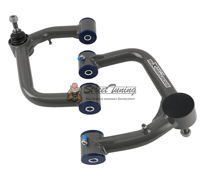 картинка Усиленные верхние передние рычаги под лифт 2–4" Toyota 4Runner 2003–2024 / Toyota FJ Cruiser 2007–2014 / Lexus GX460 2010–2023 / Lexus GX470 2003–2009 магазин  StreetTuning 