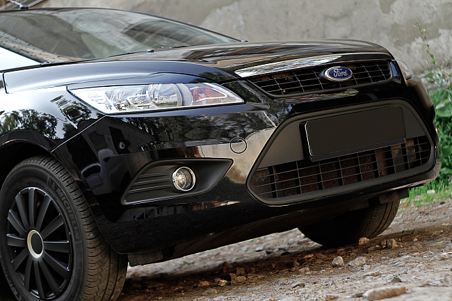 картинка Ford Focus II 2008—2010 Накладки на передние фары (реснички) компл.-2 шт. магазин  StreetTuning 
