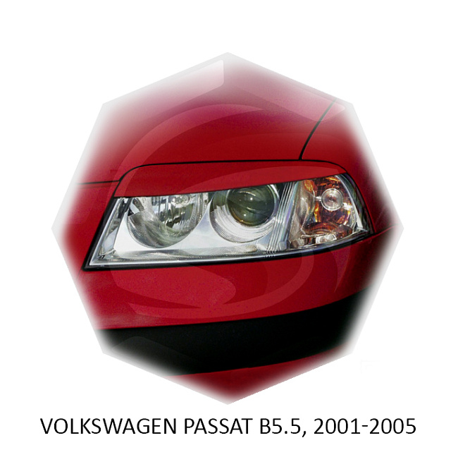 картинка Реснички на фары для  VOLKSWAGEN PASSAT B5.5 2001-2005г магазин  StreetTuning 