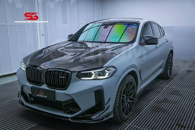 картинка Канарды на передний бампер для BMW X3M/C X4M/C F97 F98 LCI магазин  StreetTuning 