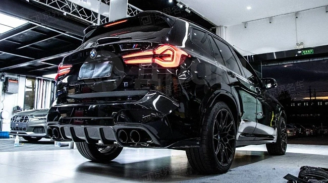 картинка Задний диффузор для BMW X3M X3MC F97 магазин  StreetTuning 